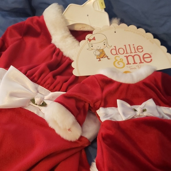 doll and me christmas dress